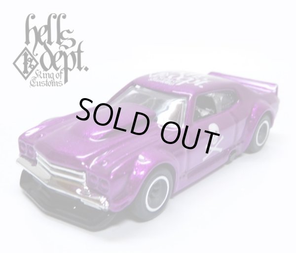 画像1: HELLS DEPT 2020 - JDC13 【"UCTP" '70 CHEVY CHEVELLE SS (カスタム完成品）】CANDY PURPLE/RR（送料サービス適用外）