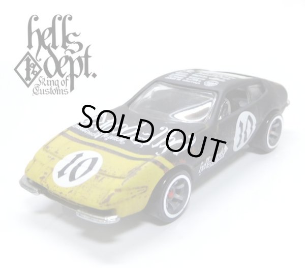 画像1: HELLS DEPT 2020 - カツヌマ製作所 【FERRARI 365 GTB (カスタム完成品）】サビ BLACK-YELLOW/CM6 （送料サービス適用外）