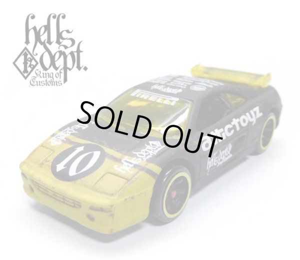 画像1: HELLS DEPT 2020 - カツヌマ製作所 【FERRARI F355 CHALLENGE (カスタム完成品）】サビ BLACK-YELLOW/CM6 （送料サービス適用外）