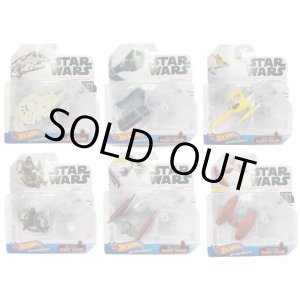 画像: 【仮予約】PRE-ORDER - 2020 HW STAR WARS STARSHIP 【Gアソート (6個入り】MILLENNIUM FALCON/DARTH VADER'S TIE FIGHTER/NABOO N-1 STARFIGHTER/DARTH MAUL'S SPEEDER/TIE DAGGER/CLOUD CAR（10月下旬入荷予定）