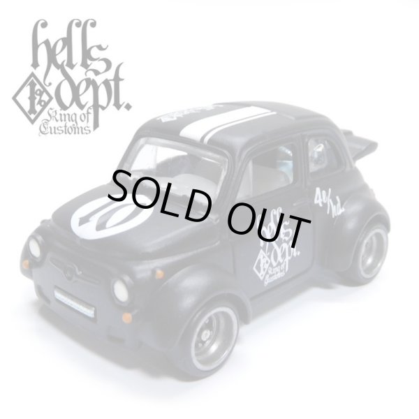 画像1: HELLS DEPT 2020 - カツヌマ製作所 【'60s FIAT 500D MODIFICADO (カスタム完成品）】FLAT BLACK(TOP LINE)/RR （送料サービス適用外）