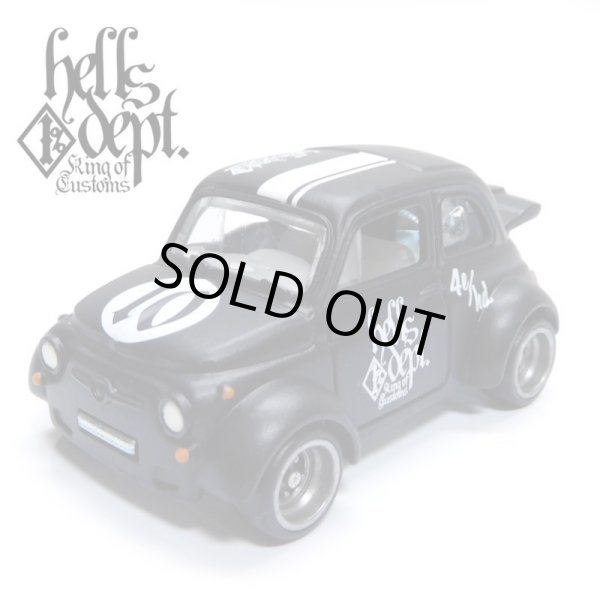 画像1: HELLS DEPT 2020 - カツヌマ製作所 【'60s FIAT 500D MODIFICADO (カスタム完成品）】FLAT BLACK(TOP LINE)/RR （送料サービス適用外）