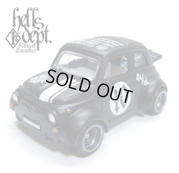 画像1: HELLS DEPT 2020 - カツヌマ製作所 【'60s FIAT 500D MODIFICADO (カスタム完成品）】FLAT BLACK(FRONT LINE-4e)/RR （送料サービス適用外）