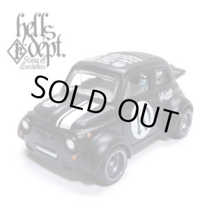 画像: HELLS DEPT 2020 - カツヌマ製作所 【'60s FIAT 500D MODIFICADO (カスタム完成品）】FLAT BLACK(FRONT LINE-HD)/RR （送料サービス適用外）