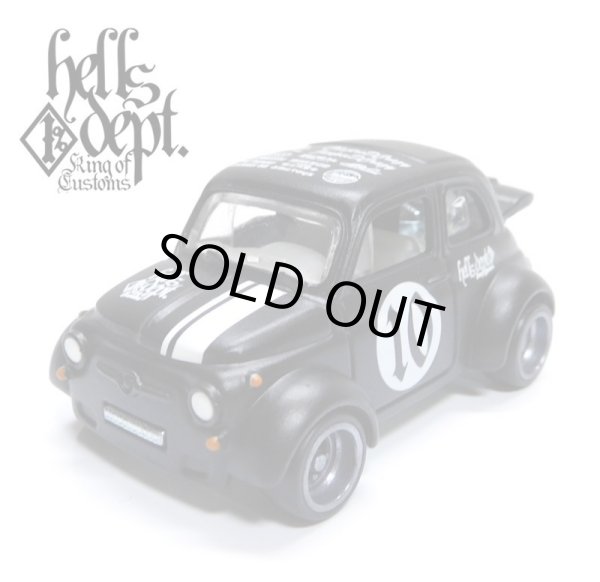 画像1: HELLS DEPT 2020 - カツヌマ製作所 【'60s FIAT 500D MODIFICADO (カスタム完成品）】FLAT BLACK(FRONT LINE-HD)/RR （送料サービス適用外）