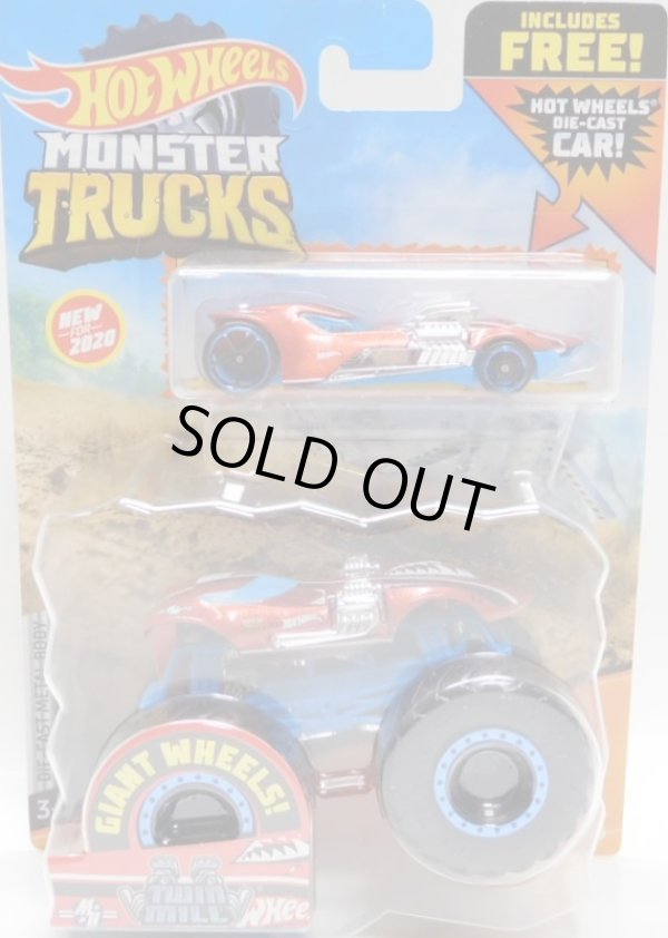 画像1: 2020 HW MONSTER TRUCKS! 【TWIN MILL】MET.ORANGE(includes FREE! HOT WHEELS)(NEW FOR 2020）