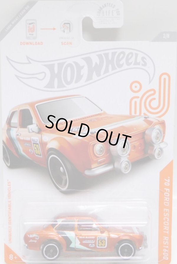 画像1: 2020 HOT WHEELS iD 【'70 FORD ESCORT RS1600】SPEC.ORANGE/MC5 (CHASE)(予約不可）