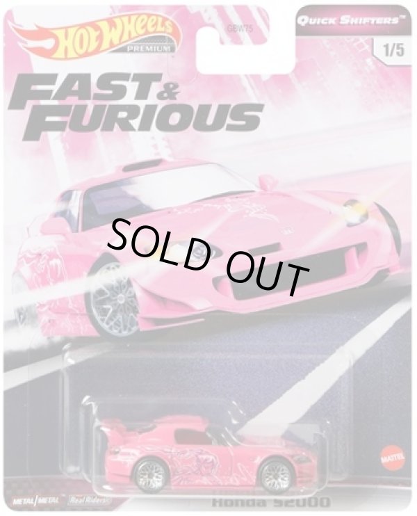 画像1: 2020 HW PREMIUM FAST & FURIOUS "QUICK SHIFTERS"【HONDA S2000】PINK/RR