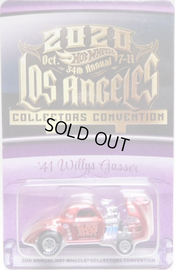 画像1: 2020 34th Annual Convention 【'41 WILLYS GASSER (フード開閉タイプ）】SPEC.RED/RR (MOONEYES, etc TAMPO)(予約不可）