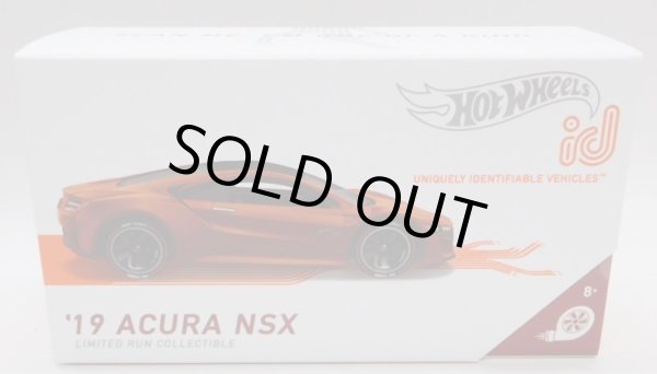 画像1: 2020 HOT WHEELS id 【'19 ACURA NSX】 SPEC.ORANGE/ID(予約不可）(お一人様1点まで）