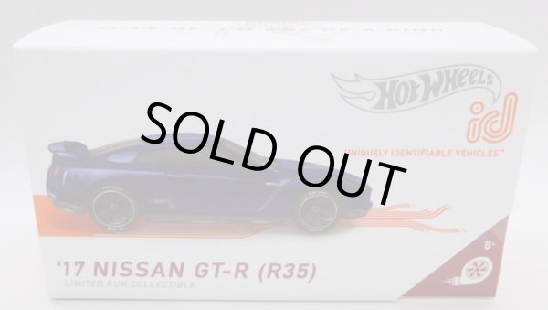 画像1: 2020 HOT WHEELS id 【'17 NISSAN GT-R (R35)】 SPEC.BLUE/ID(予約不可）(お一人様1点まで）