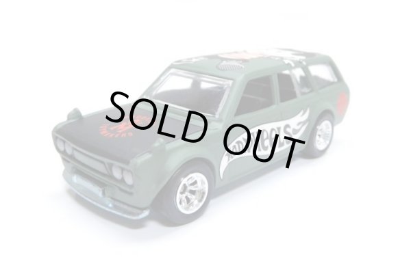 画像1: MAD WHEELS (マッドホイール） 【'71 DATSUN 510 WAGON (カスタム完成品）】FLAT OLIVE/RR （送料サービス適用外） 