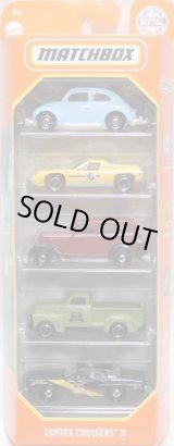 画像: 2020 MATCHBOX 5PACK 【COFFEE CRUISERS II】'62 VOLKSWAGEN BEETLE/1972 LOTUS EUROPE/PLYMOUTH SEDAN/'47 CHEVY AD 3100/1978 DODGE MONACO POLICE (予約不可）