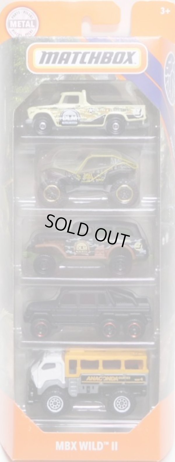 画像1: 2020 MATCHBOX 5PACK 【MBX WILD II】'62 Nissan Junior/GHE-O Predator/Jungle Crawler/Mercedes-Benz G63 AMG 6x6/Travel Tracker (予約不可）