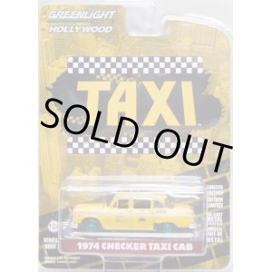 画像: 2020 GREENLIGHT HOLLYWOOD SERIES 29 【1974 CHECKER TAXI CAB】 YELLOW/RR (TAXI)(GREEN MACHINE) 