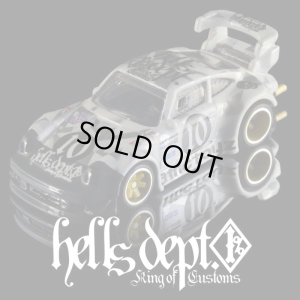 画像1: HELLS DEPT 2020 - DOUBLE LOSER[S] 【"CAMO RACING" RWB PORSCHE 930 HELLS CUSTOM (カスタム完成品）】WHITE CAMO-BLACK/RR （送料サービス適用外）