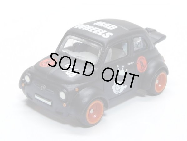 画像1: MAD WHEELS (マッドホイール） 【'60s FIAT 500D MODIFICADO (カスタム完成品）】FLAT BLACK （送料サービス適用外） 