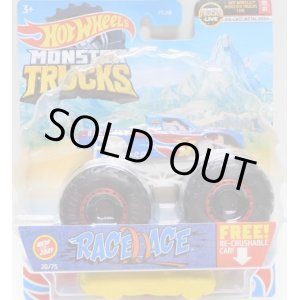 画像: 2021 HW MONSTER TRUCKS! 【RACE ACE】 RACE TEAM BLUE (includes RE-CRUSHABLE CAR)(予約不可）