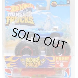 画像: 2021 HW MONSTER TRUCKS! 【RODGER DODGER】 BLUE (includes RE-CRUSHABLE CAR)(予約不可）