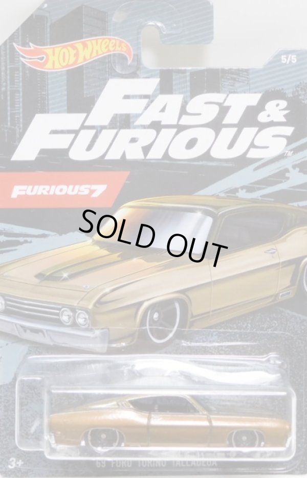 画像1: 2020 WALMART EXCLUSIVE HW FAST & FURIOUS （ワイルドスピード）【'69 FORD TORINO TALLADEGA】DK.GOLD/DD8(予約不可）