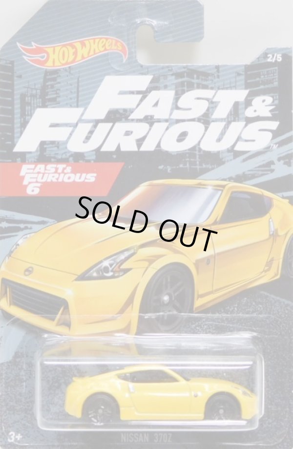 画像1: 2020 WALMART EXCLUSIVE HW FAST & FURIOUS （ワイルドスピード）【NISSAN 370Z】YELLOW/PR5(予約不可）