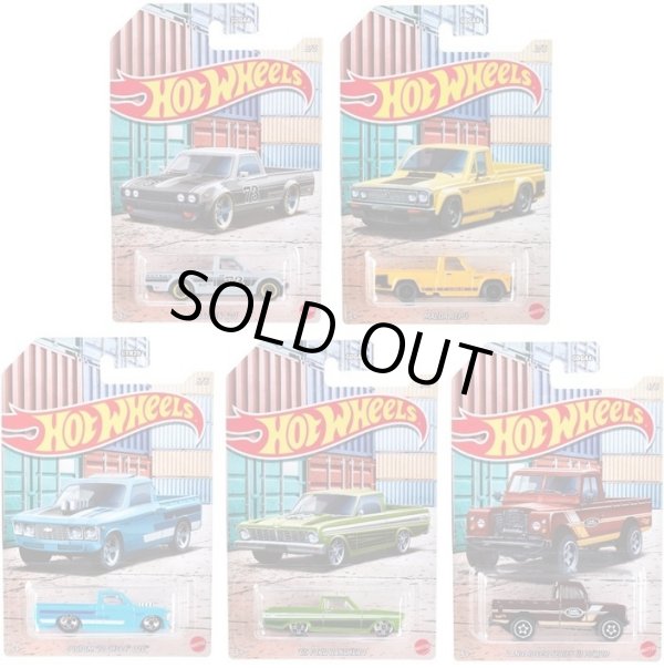 画像1: 【仮予約】PRE-ORDER - 2021 HW AUTO MOTIVE "HOT PICK-UPS" 【5種セット】DATSUN 620/MAZDA REPU/CUSTOM '72 CHEVY LUV(ISUZU KB FASTER PICKUPのOEM)/'65 FORD RANCHERO/LAND ROVER SERIES III PICKUP(4月下旬入荷予定）