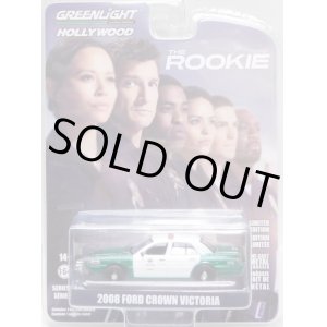 画像: 2021 GREENLIGHT HOLLYWOOD SERIES 30 【2008 FORD CROWN VICTORIA】 GREEN-WHITE/RR (THE ROOKIE) (GREEN MACHINES)