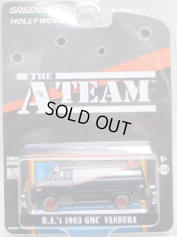 画像1: 2020 GREENLIGHT HOLLYWOOD "A-TEAM" SERIES 【B.A.'S 1983 GMC VANDURA】 BLACK-GRAY/RR