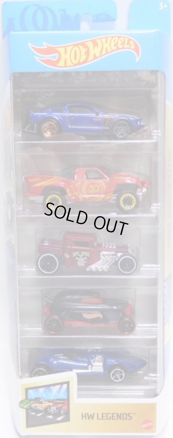 画像1: 2021 5PACK 【HW LEGENDS】2005 Ford Mustang / Baja Truck / Bone Shaker / Rip Rod / Twin Mill