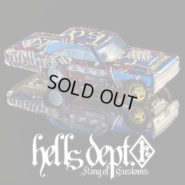 画像1: HELLS DEPT 2021 - DOUBLE LOSER[S] 【"HD BLUE" '65 DODGE CORONET (#666 RIP) (カスタム完成品）】BLUE/RR （送料サービス適用外）