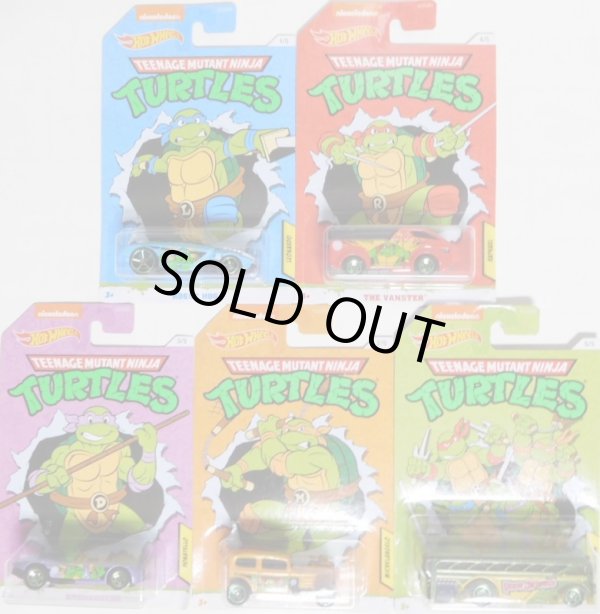 画像1: 2020 WALMART EXCLUSIVE 【TEENAGE MUTANT NINJA TURTLES 5種セット】 SURFIN' SCHOOL BUS/MIDNIGHT OTTO/RRROADSTER/ROGUE HOG/THE VANSTER (日本未発売）(予約不可）