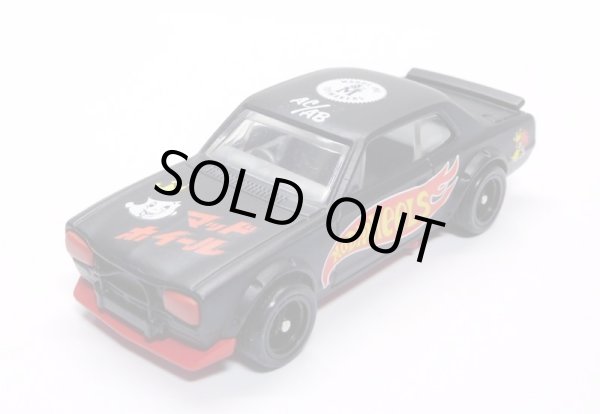 画像1: MAD WHEELS (マッドホイール） 【NISSAN SKYLINE H/T 2000 GT-X(ハコスカ) (カスタム完成品）】FLAT BLACK/RR （送料サービス適用外） 