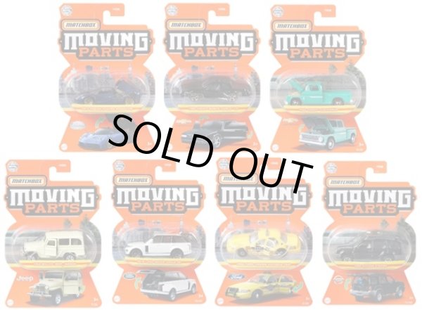 画像1: 【2021 MATCHBOX MOVING PARTS　"K"アソート 8個入り】PAGANI HUAYRA ROADSTER/1988 MONTE CARLO LS/1963 CHEVY C10 PICKUP/1962 WILLYS JEEP WAGON/2018 RANGE ROVER VOGUE SE/2006 FORD CROWN VICTORIA TAXI/2000 NISSAN XTERRA