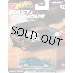 画像: 2021 HW PREMIUM FAST & FURIOUS "FAST STARS" 【'92 FORD MUSTANG】AQUA/RR