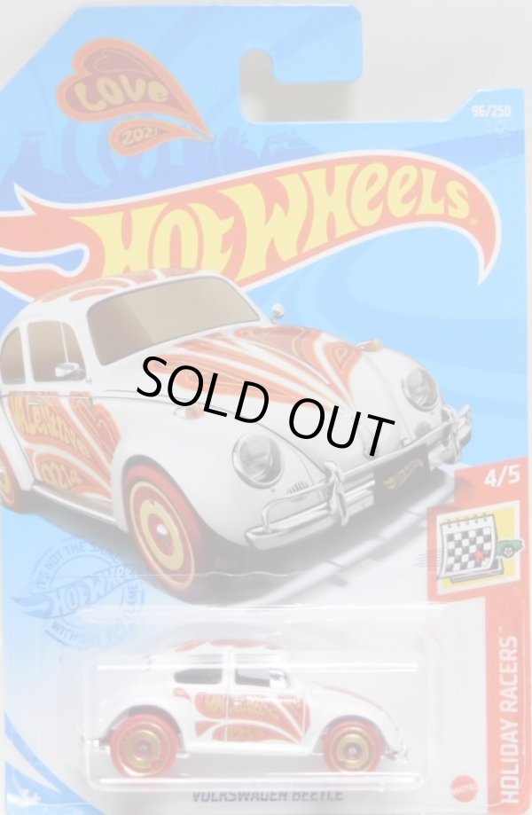 画像1: 【VOLKSWAGEN BEETLE】WHITE/DD (VALENTAINES TAMPO)