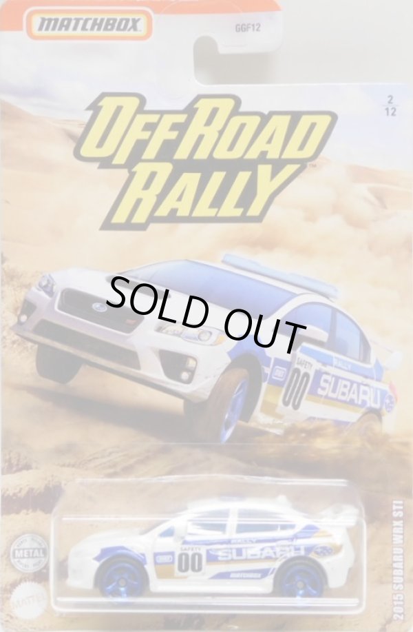 画像1: 2020 MATCHBOX WALMART EXCLUSIVE "OFF ROAD RALLY"【2015 SUBARU WRX STI】WHITE (予約不可）