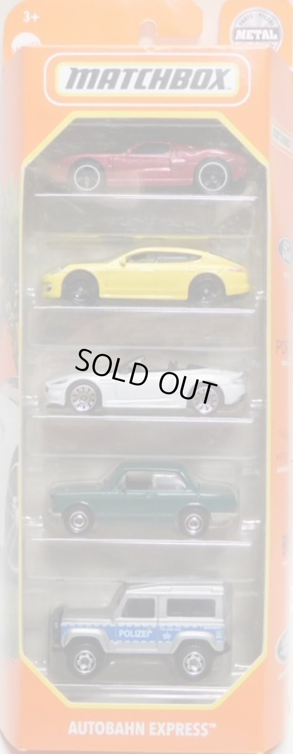 画像1: 2021 MATCHBOX 5PACK 【AUTOBAHN  EXPRESS】2005 Ford GT/Porsche Panamera/Aston Martin DBS Volante/1969 BMW 2002/Land Rover Ninety