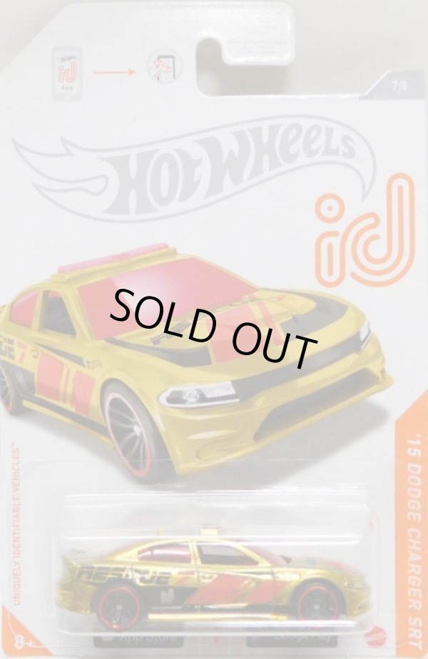 画像1: 2021 HOT WHEELS iD 【'15 DODGE CHARGER SRT】SPEC.YELLOW/J5 (CHASE)(予約不可）