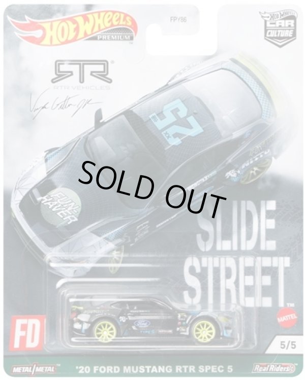 画像1: 2021 HW CAR CULTURE "SLIDE STREET" 【'20 FORD MUSTANG RTR SPEC】BLACK/RR