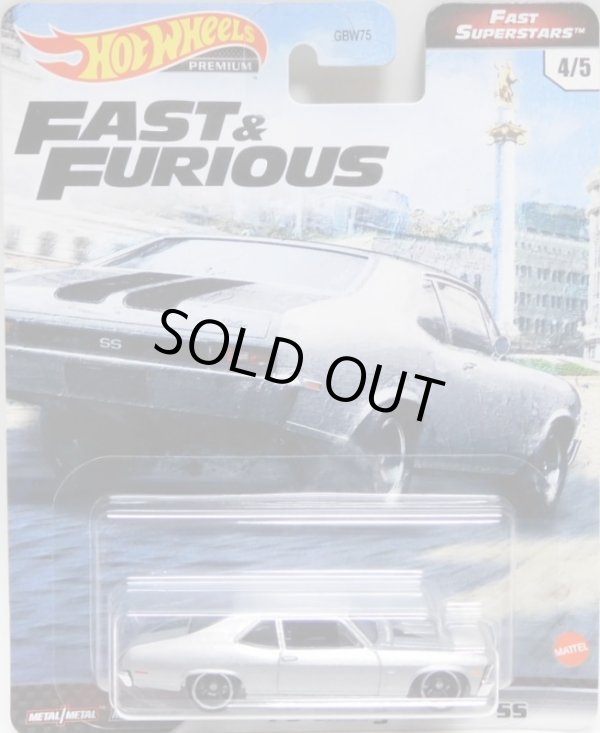 画像1: 2021 HW PREMIUM FAST & FURIOUS "FAST SUPERSTARS" 【'70 CHEVY NOVA SS】SILVER/RR