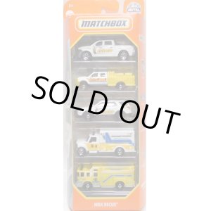 画像: 2021 MATCHBOX 5PACK 【MBX RESCUE】2015 Ram 1500/Ford F-550 SuperDuty/2016 Ford Interceptor Utility/International WorkStar Ambulance/Hazard Squad