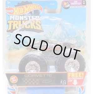 画像: 2021 HW MONSTER TRUCKS! 【CORVETE】 BLACK (includes RE-CRUSHABLE CAR)(予約不可）