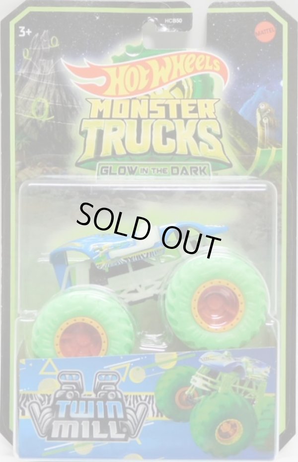 画像1: 2021 HW MONSTER TRUCKS! TARGET EXCLUSIVE GLOW IN THE DARK【TWIN MILL】 BLUE (予約不可）