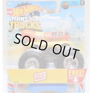 画像: 2021 HW MONSTER TRUCKS! 【OSCAR MAYER】 ORANGE-YELLOW (includes RE-CRUSHABLE CAR)(予約不可）