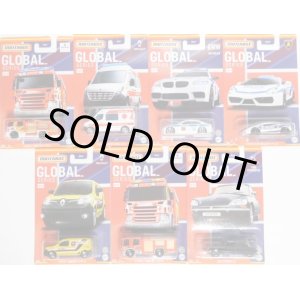 画像: 2021 MATCHBOX GLOBAL SERIES 【7種セット - B】1968 Citroen DS/Scania P 360 Fire Truck/Renault Kangoo Express/Lamborghini Gallardo Police/BMW M5 Police/Renault Master Ambulance/Scania P 360 Fire Truck (予約不可）