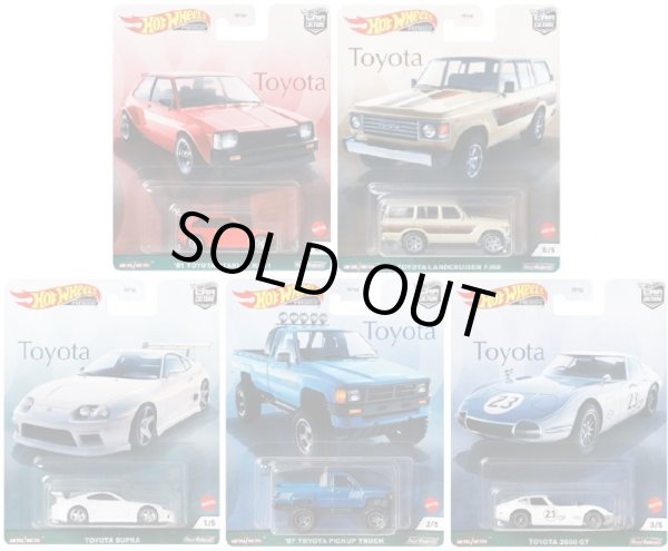 画像1: 【送料無料】【仮予約】PRE-ORDER - 2021 HW CAR CULTURE 【Hアソート TOYOTA (10個入り）】 （お取り置き不可）(12月中旬入荷予定）