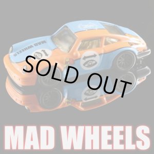 画像: MAD WHEELS (マッドホイール） 【"GULF-like 964" PORSCHE 964 (カスタム完成品)】LT.BLUE-ORANGE/RR（送料サービス適用外） 