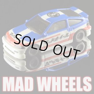 画像: MAD WHEELS (マッドホイール） 【"Spencer CYBER CR-X" '88 HONDA CR-X (カスタム完成品)】WHITE-BLUE/RR（送料サービス適用外） 