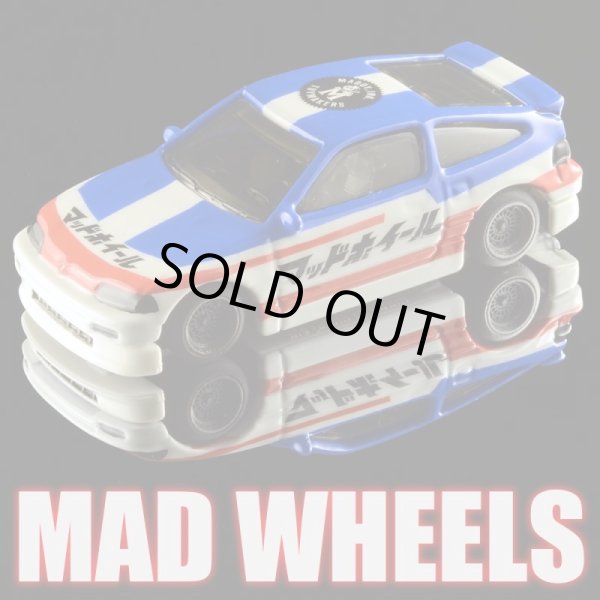 画像1: MAD WHEELS (マッドホイール） 【"Spencer CYBER CR-X" '88 HONDA CR-X (カスタム完成品)】WHITE-BLUE/RR（送料サービス適用外） 