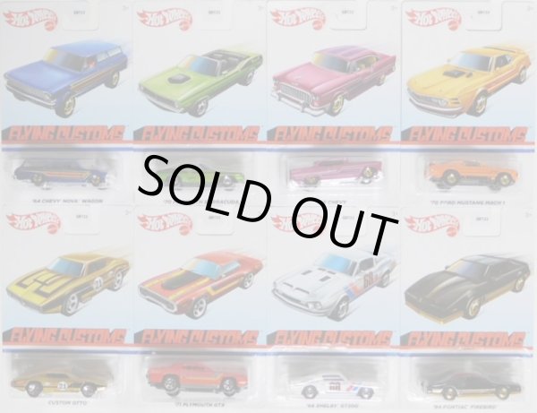 画像1: 2021 TARGET EXCLUSIVE "FLYING CUSTOMS" 【Bアソート8種セット】'64 CHEVY NOVA WAGON/'70 PLYMOUTH BARRACUDA/'55 CHEVY/CUTOM OTTO/'70 FORD MUSTANG MACH 1/'71 PLYMOUTH GTX/'68 SHELBY GT500/'84 PONTIAC FIREBIRD(予約不可）